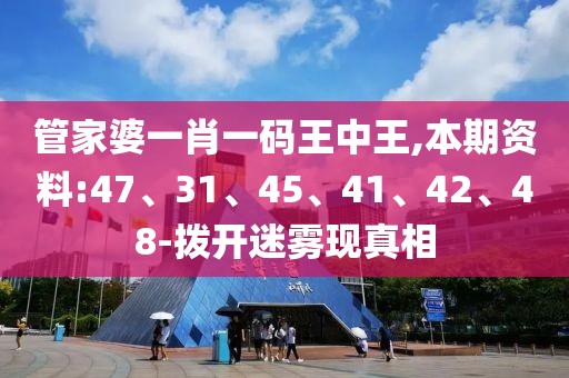 管家婆一肖一码王中王,本期资料:47、31、45、41、42、48-拨开迷雾现真相