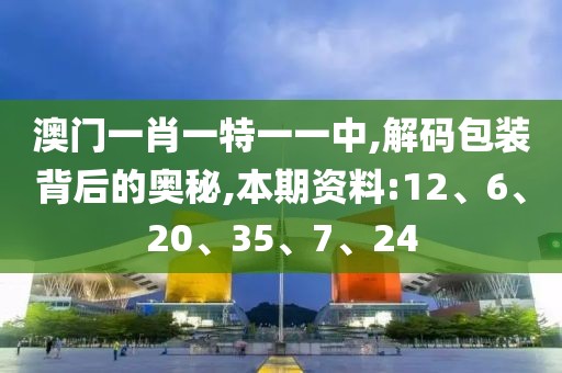 澳门一肖一特一一中,解码包装背后的奥秘,本期资料:12、6、20、35、7、24
