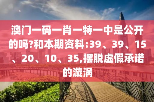 澳门一码一肖一特一中是公开的吗?和本期资料:39、39、15、20、10、35,摆脱虚假承诺的漩涡